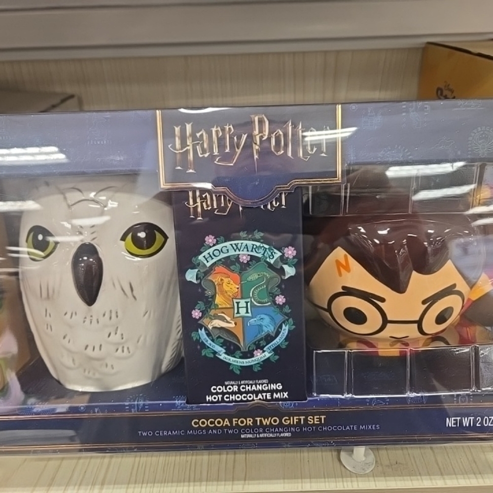 Harry Potter Color Changing Mug Set - White and Brown